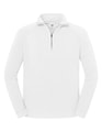 Sweater met Rits Fruit of the Loom Iconic Premium Wit
